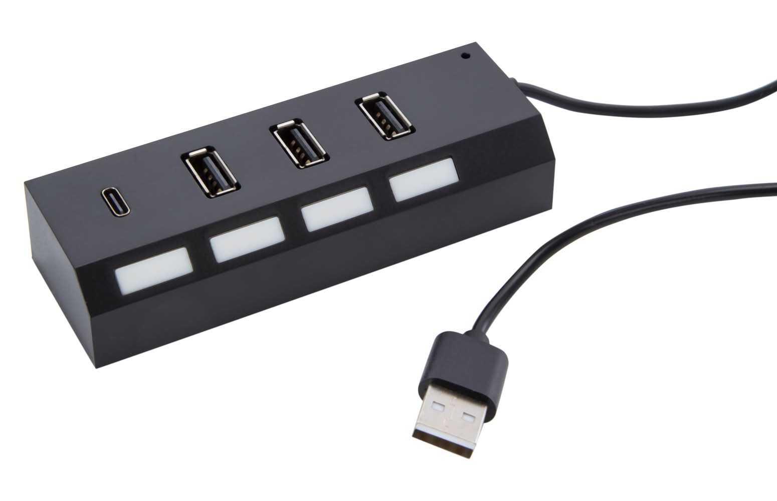 4-Port USB Hub With LED Indicators