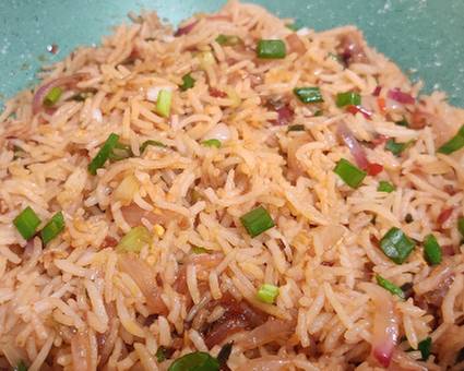 Chili Garlic Fried Rice