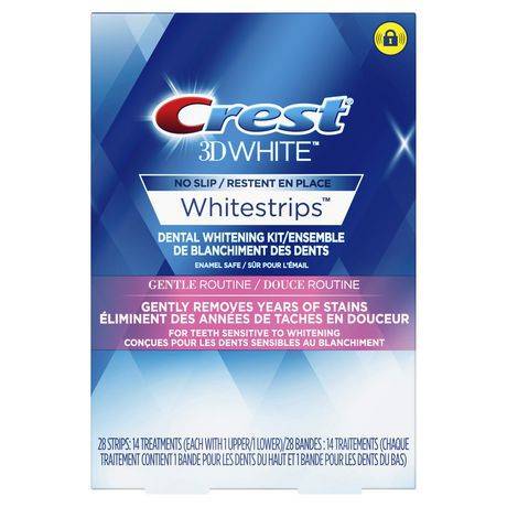 Crest 3d White Whitestrips Gentle Routine (14 treatments)