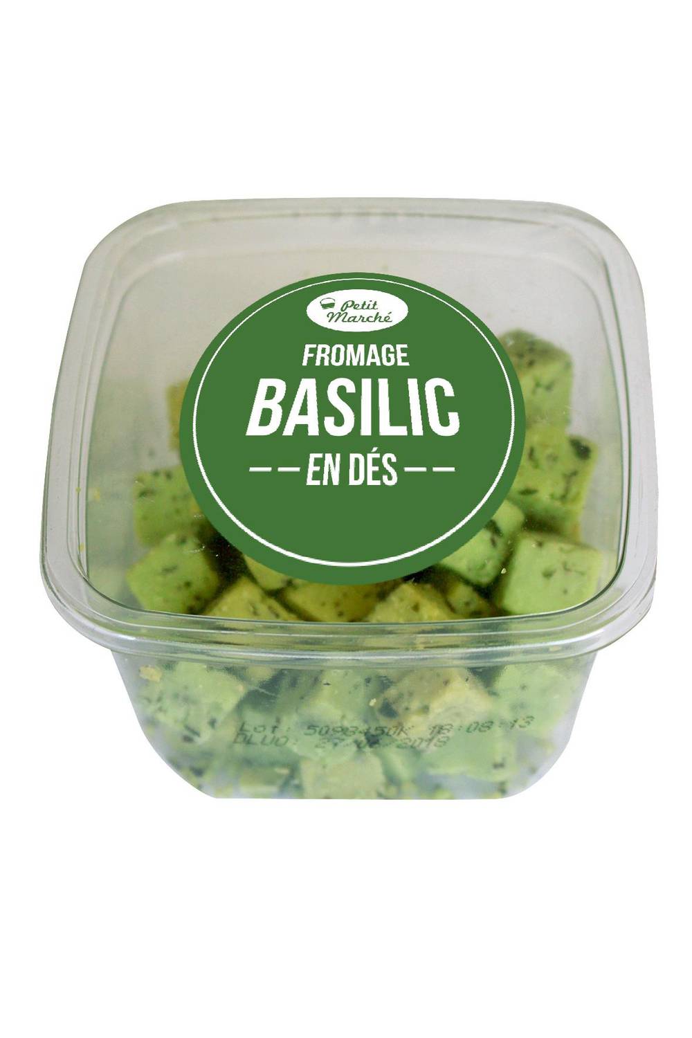 Petit Marché - Dés de fromage au basilic