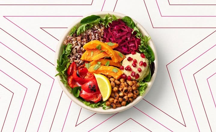 Butternut & Humous Mezze Bowl