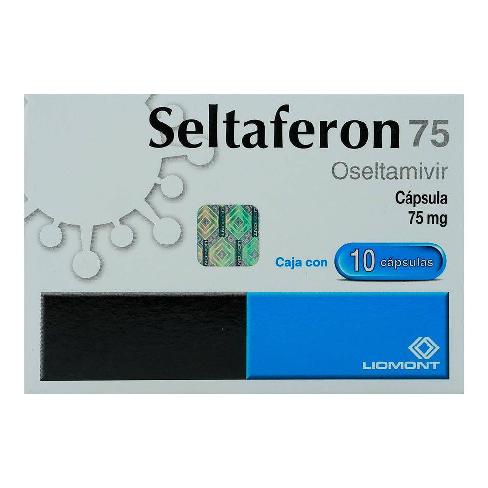 Liomont seltaferon 75 oseltamivir cápsulas 75 mg (10 un)