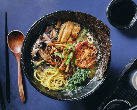 Yasai Ramen 🌱 - Ramen Vegan aux champignons Portobello grillé au sel