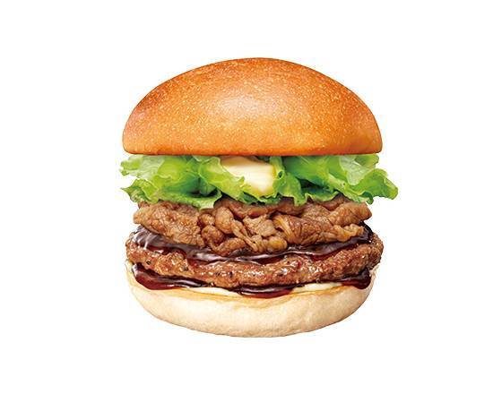 【単品】牛カルビ てりやきビーフバーガー Teriyaki Beef Burger with Beef Kalbi