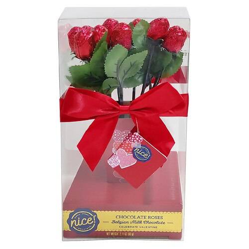 Order Nice! Valentine's Belgian Chocolate Roses - 2.11 oz food online from Walgreens store, Kingman on bringmethat.com