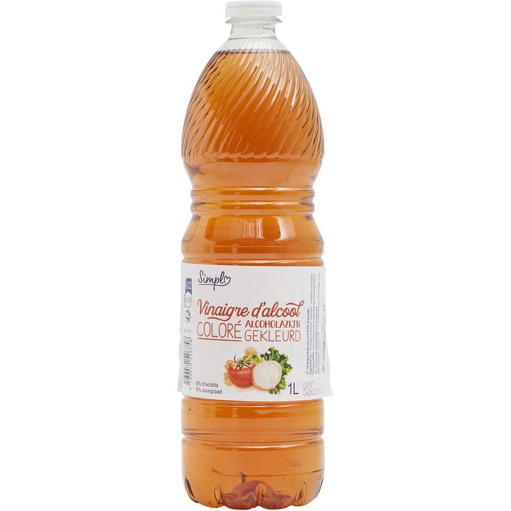 Carrefour - Vinaigre d'alcool coloré 6% d'acidité (1g)