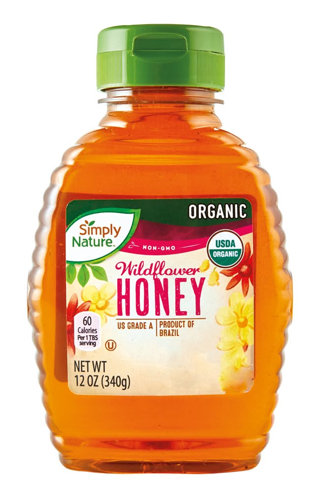 Simply Nature Organic Wildflower Honey (12 oz)