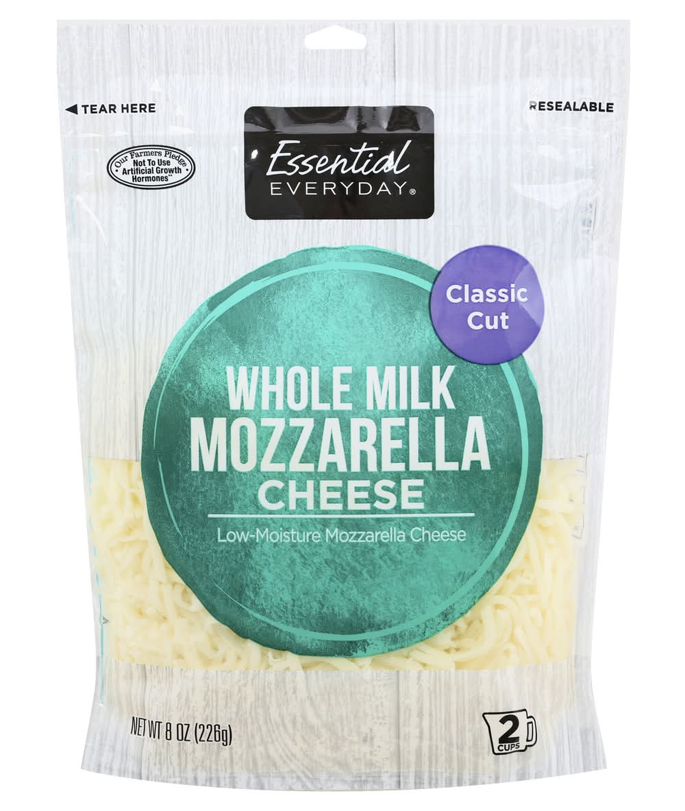 Essential Everyday Whole Milk Mozzarella Cheese (8 oz)