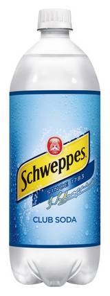Schweppes Club Soda 1L