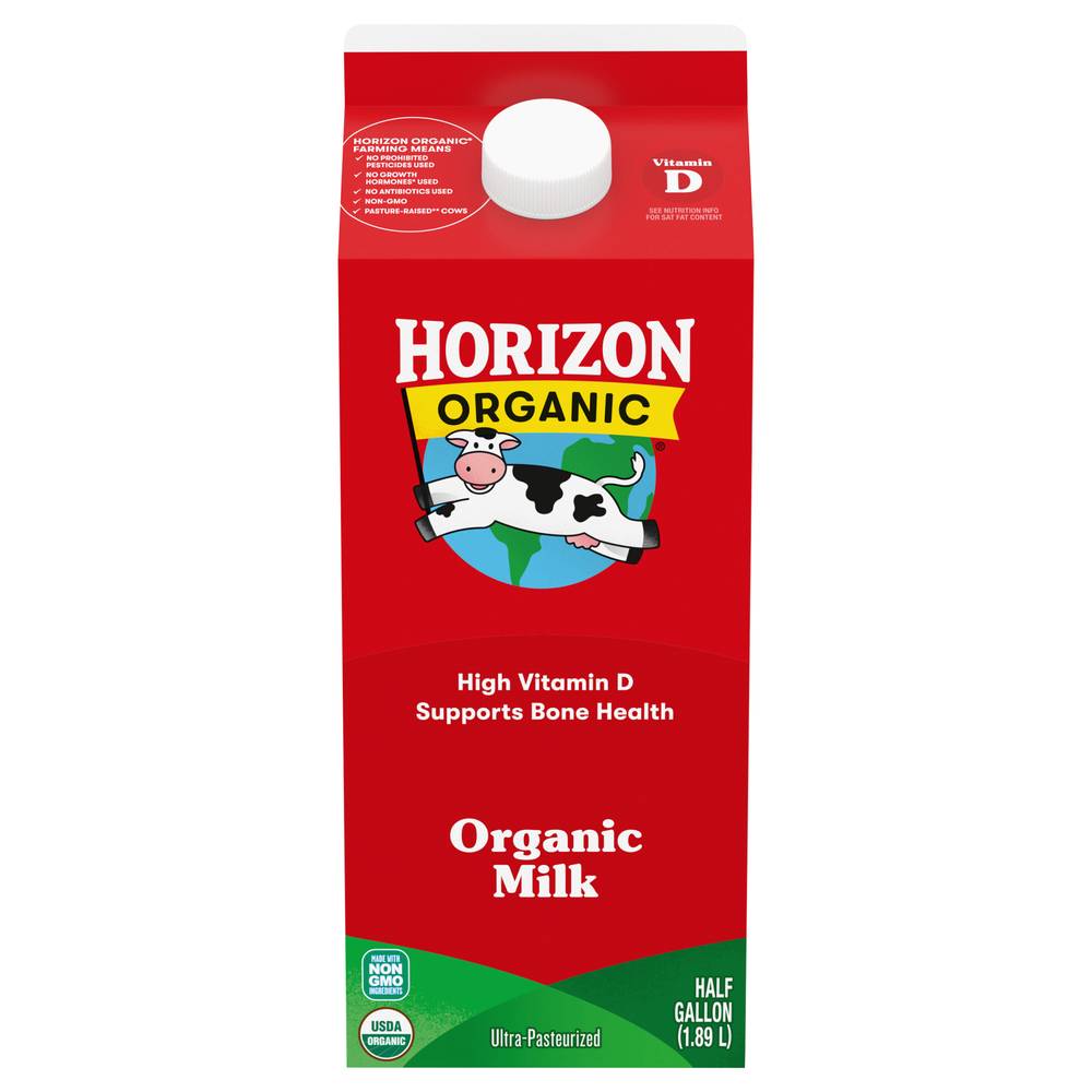 Horizon Organic Vitamin D Ultra-Pasteurized Milk (1.89 L)