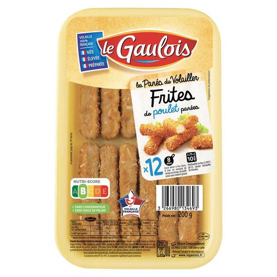 Frites de poulet panées LE GAULOIS 200g
