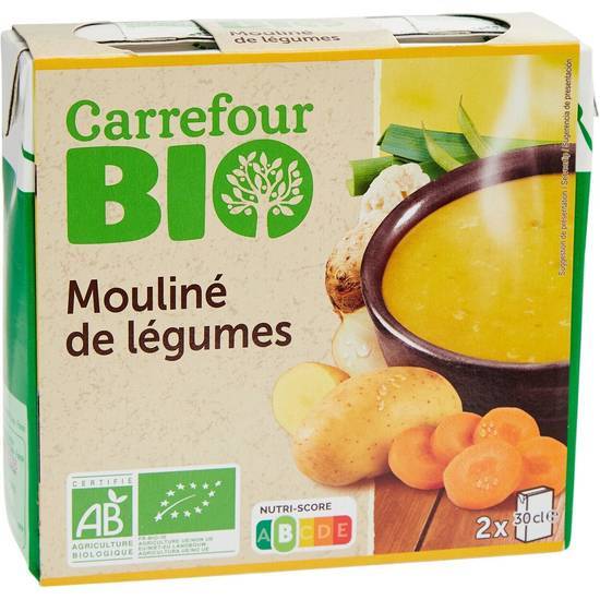 Carrefour Bio - Soupe mouliné de légumes