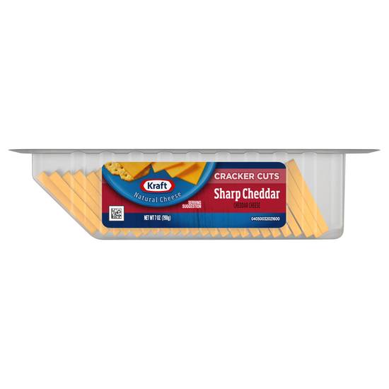 Kraft Cracker Cuts Sharp Cheddar Cheese Slices