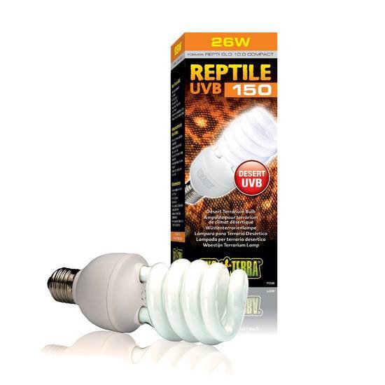 Exo-Terra Reptile Uvb150 Bulb, 26 Watts ( 26 watts)