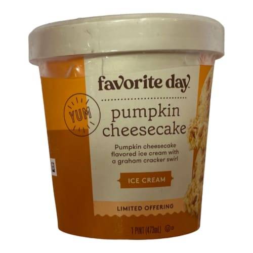 Favorite Day Cheesecake Iceream, Pumpkin (16 oz)