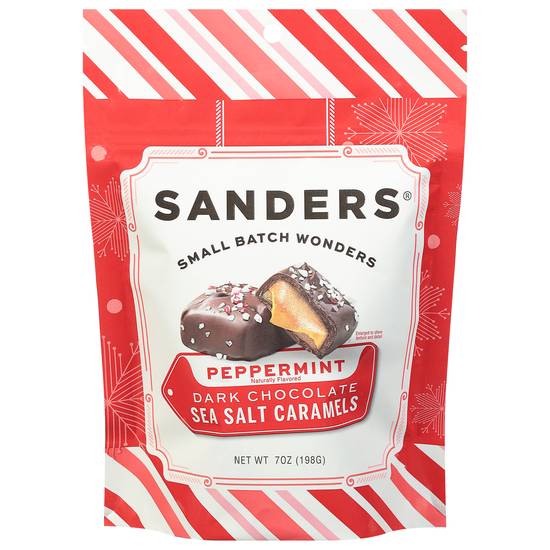 Sanders Peppermint Dark Chocolate With Sea Salt Caramels