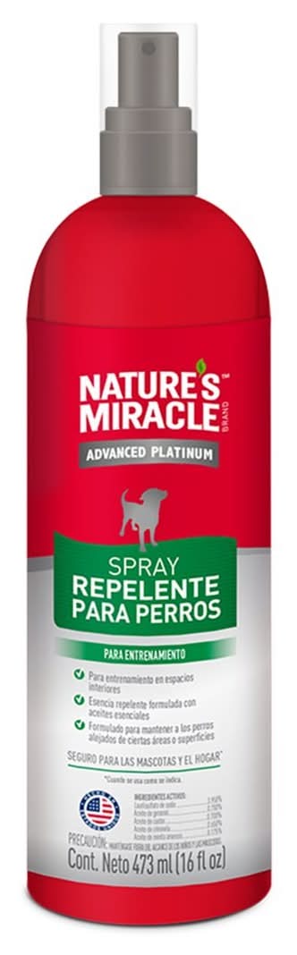 Nature's Miracle · Repelente para interiores y exteriores para mascotas (473 ml)