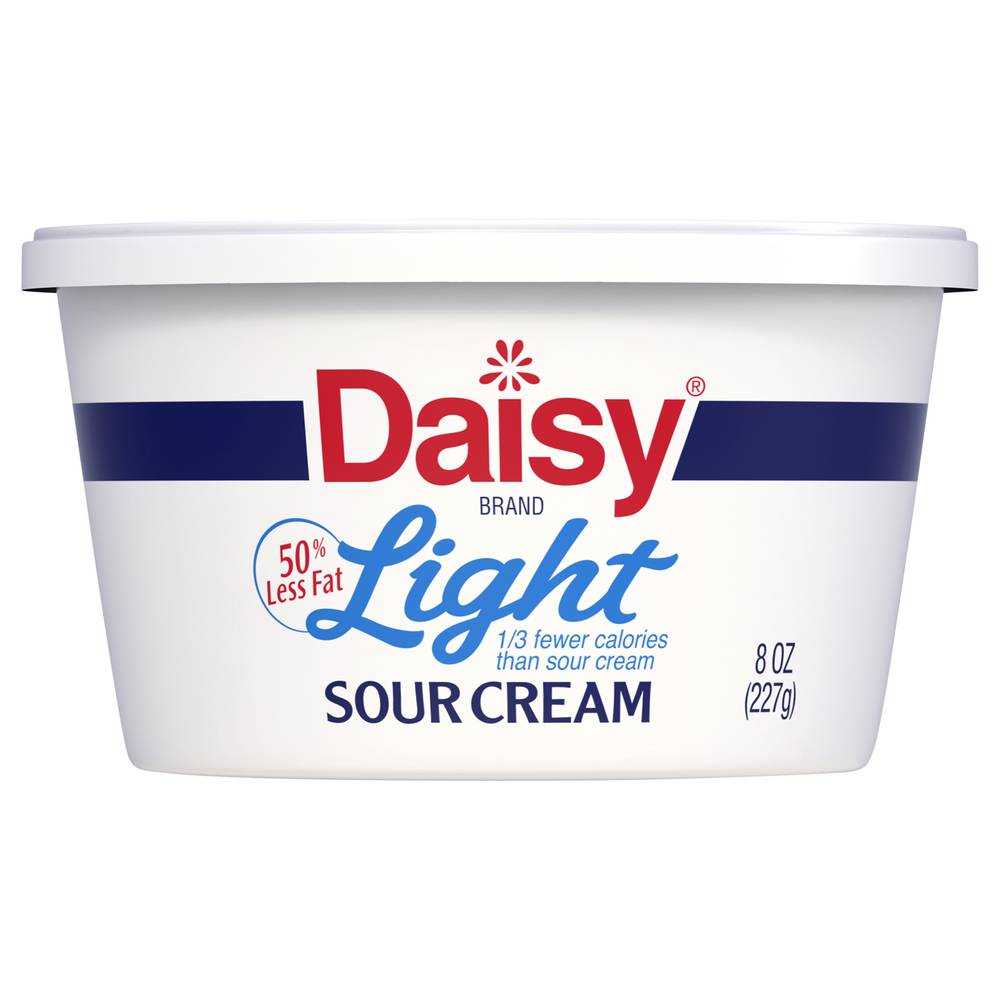 Daisy Less Fat Light Sour Cream (8 oz)