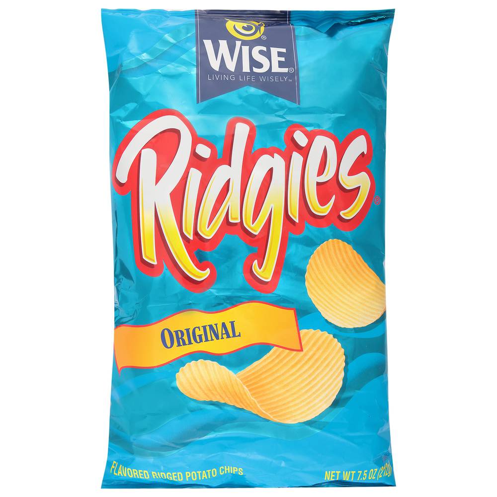 Wise Ridgies Original Potato Chips (7.5 oz)