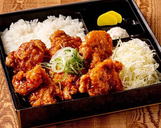 油淋鶏げんこつ唐揚げ弁当 6個 Yurinchi Fried Chicken Bento Box (6 Pieces)