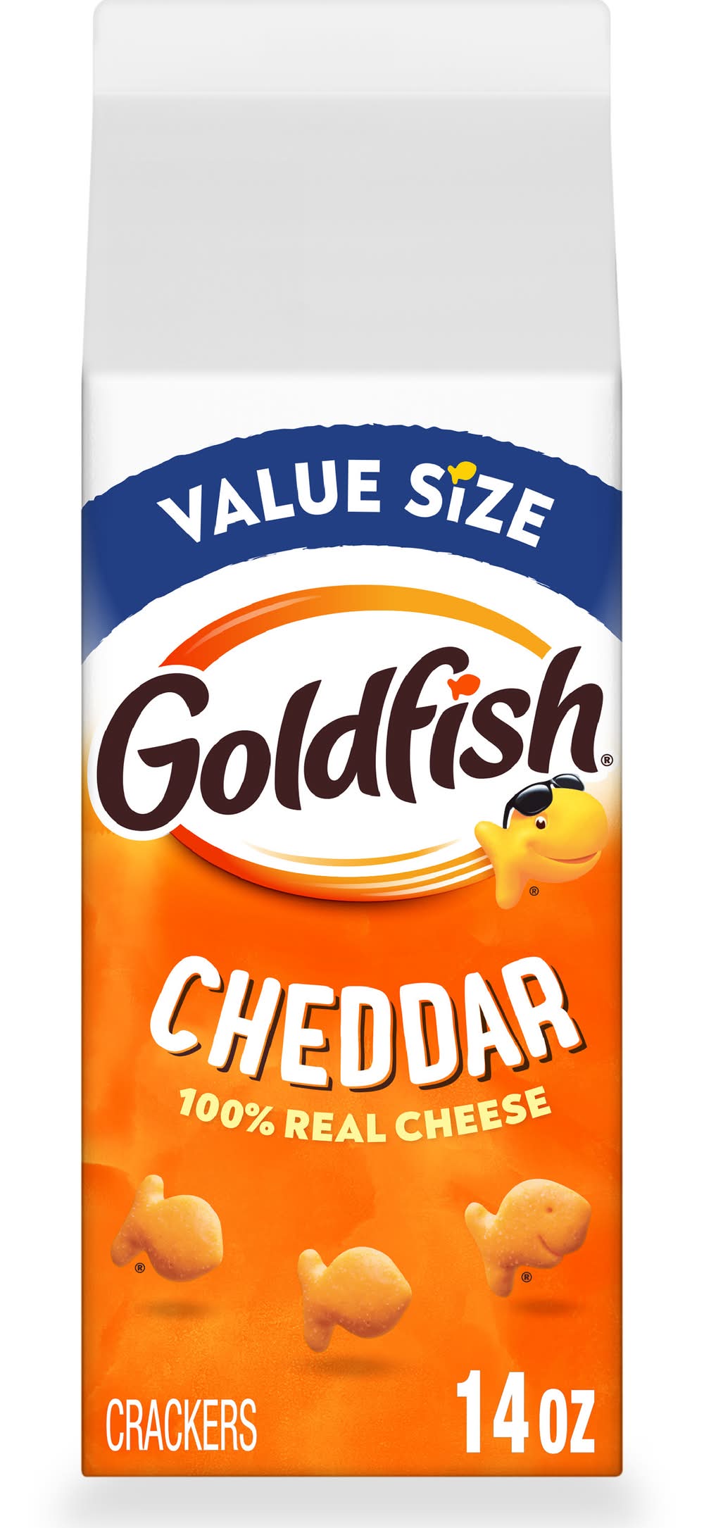 Goldfish Baked Snack Crackers Family Size, Cheddar (14 oz)