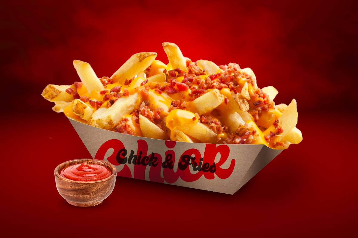 Frites Cheddar Lardons
