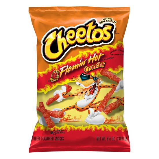 Cheetos · Flamin Hot Crunchy Cheese Snacks (8.5 oz)