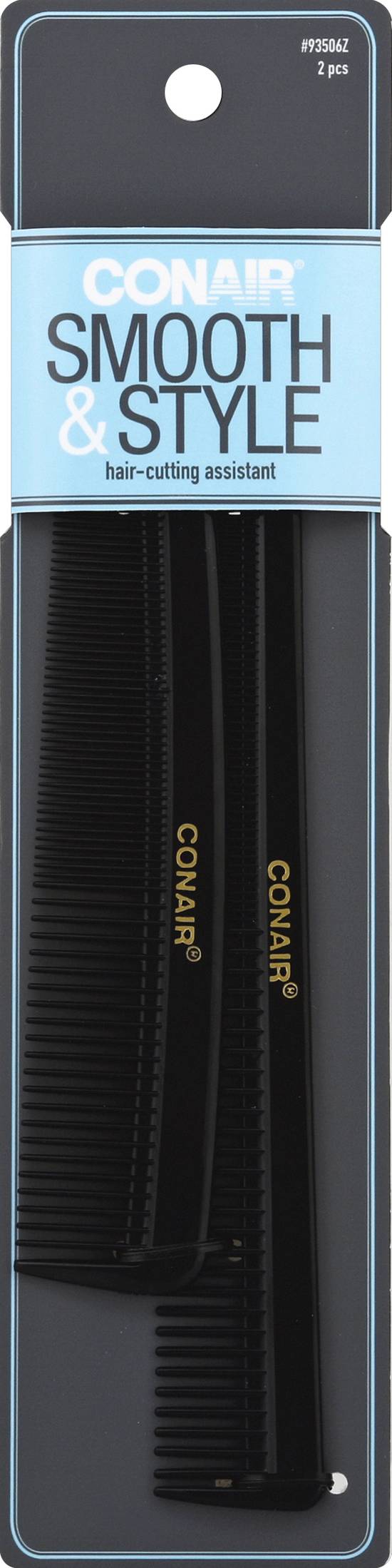 Conair Smooth & Style Compact & Durable Combs (2 ct)