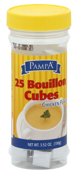 Pampa Bouillon Cubes, Chicken (3.52 oz, 25 ct)