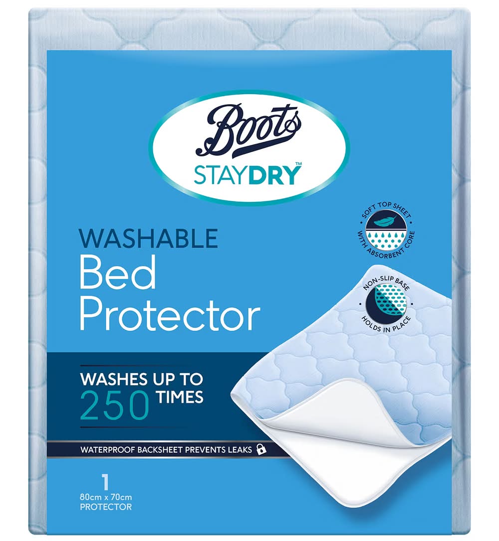 Boots Staydry Washable Bed Protector (80Cm X 70Cm)