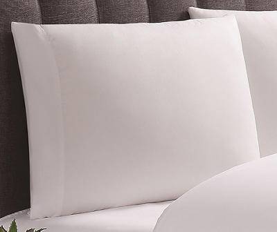 White 85 GSM Microfiber Standard Pillowcase