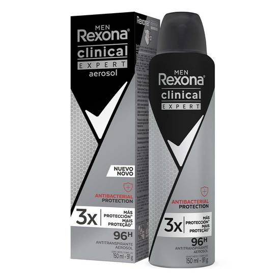 Rexona clinical expert desodorante antitranspirante hombre (150 ml)