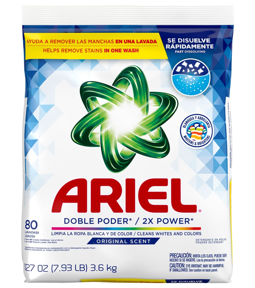 Ariel Powder Laundry Detergent 80 Loads, Original (7.93 lbs