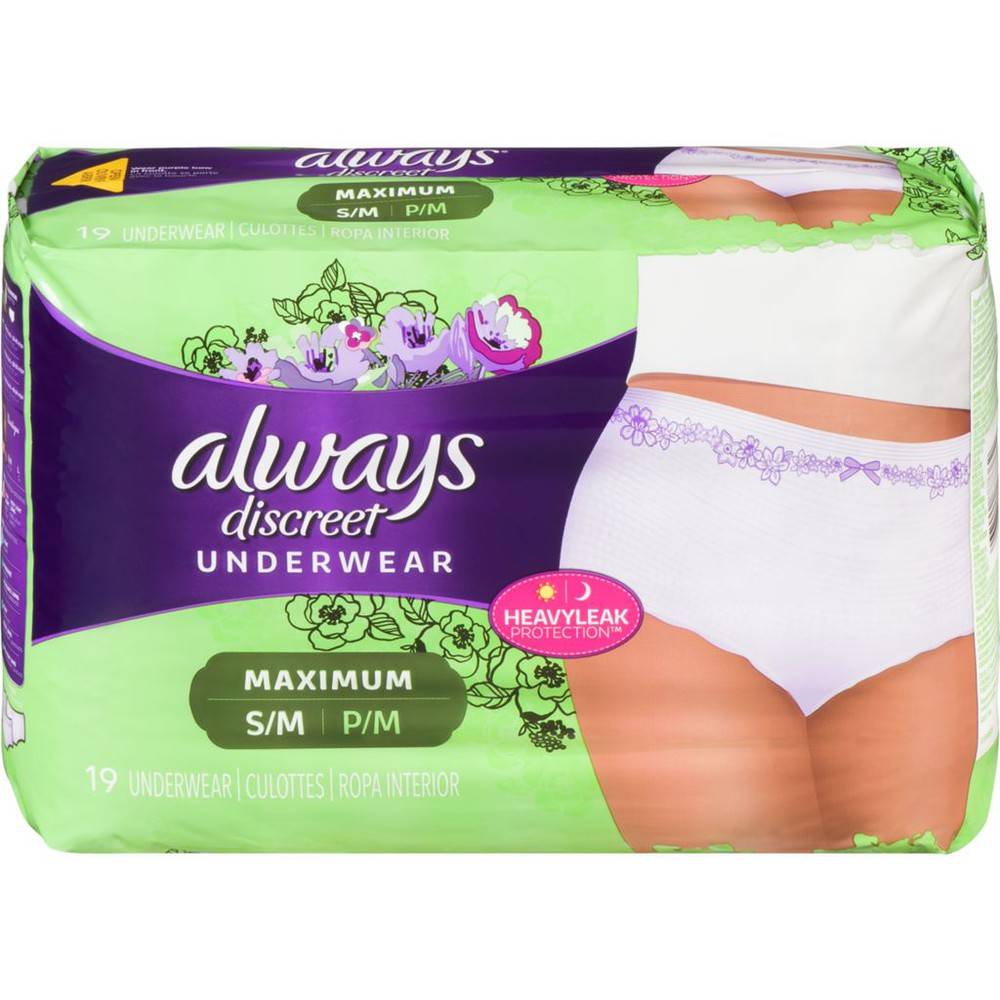 Always Discreet Discreet (19 pieces)