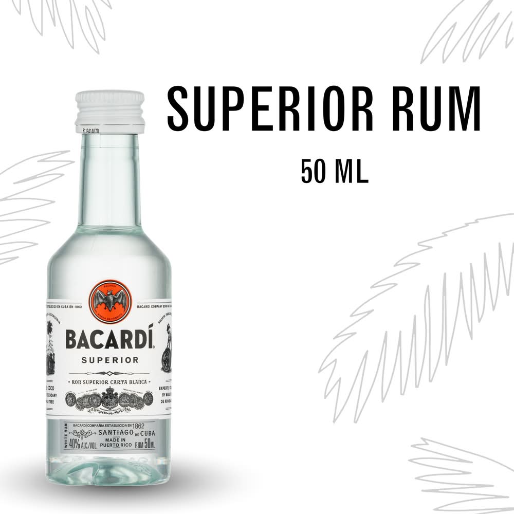 Bacardí Superior White Rum (50 ml)