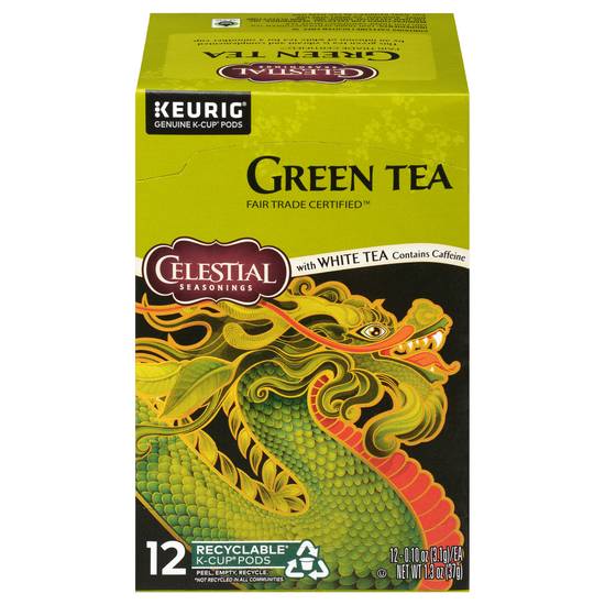 Celestial Seasonings Green Tea K-Cup Pods (12 ct, 1.3 oz)