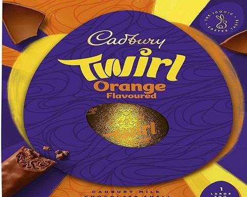 Cadbury Twirl Orange Lrg Egg 241g