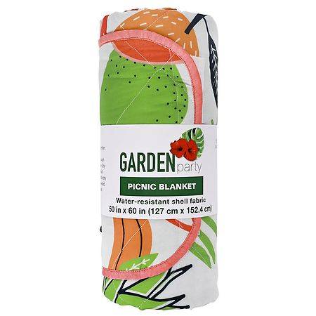 Festive Voice Garden Party Tropical Fruit Picnic Blanket (50 in x 60 in)