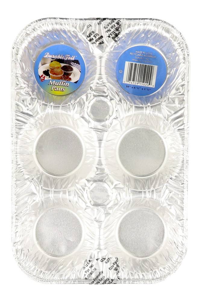 Durable Foil Muffin Pans (0.4 oz)
