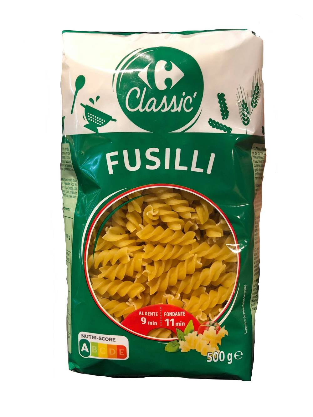 Carrefour Classic' - Pâtes fusilli (500g)