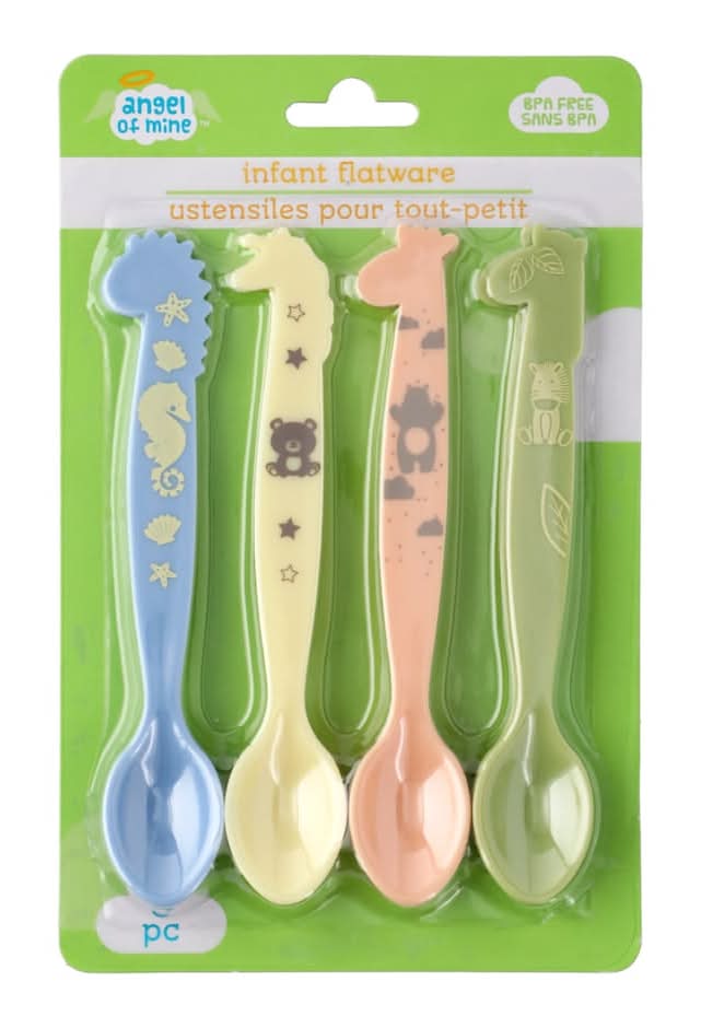 Angel Of Mine Infant Flatware Spoons Set (8 ct)