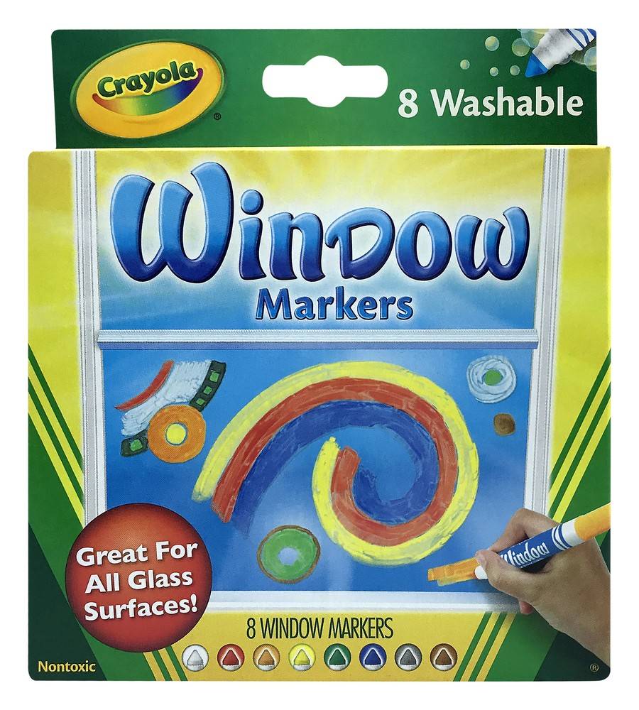 Crayola Washable Window Markers (8 ct)