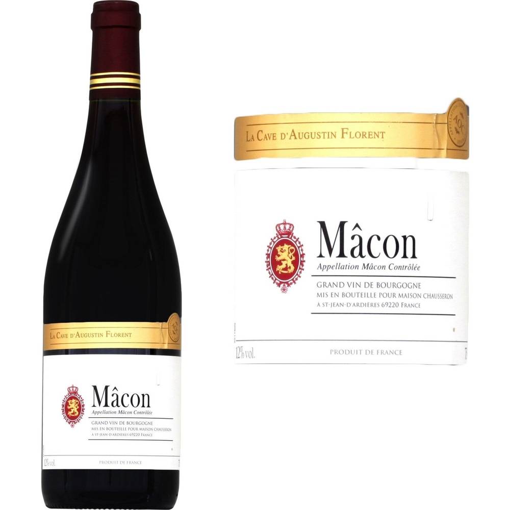 La Cave d'Augustin Florent - Vin rouge mâcon (750 ml)