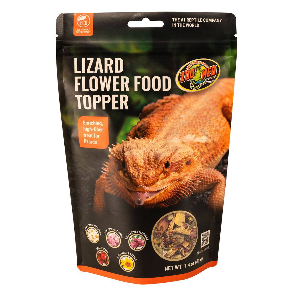 Zoo Med Lizard Flower Food Topper (Size: 1.4 Oz)