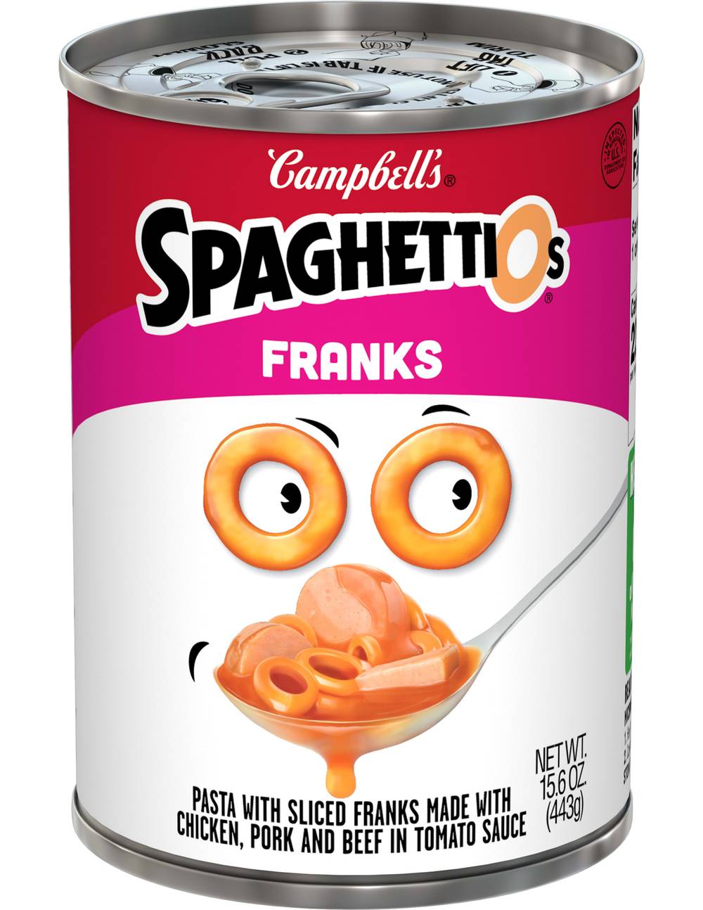 Campbell's Spaghettios Franks Pasta (15.6 oz)