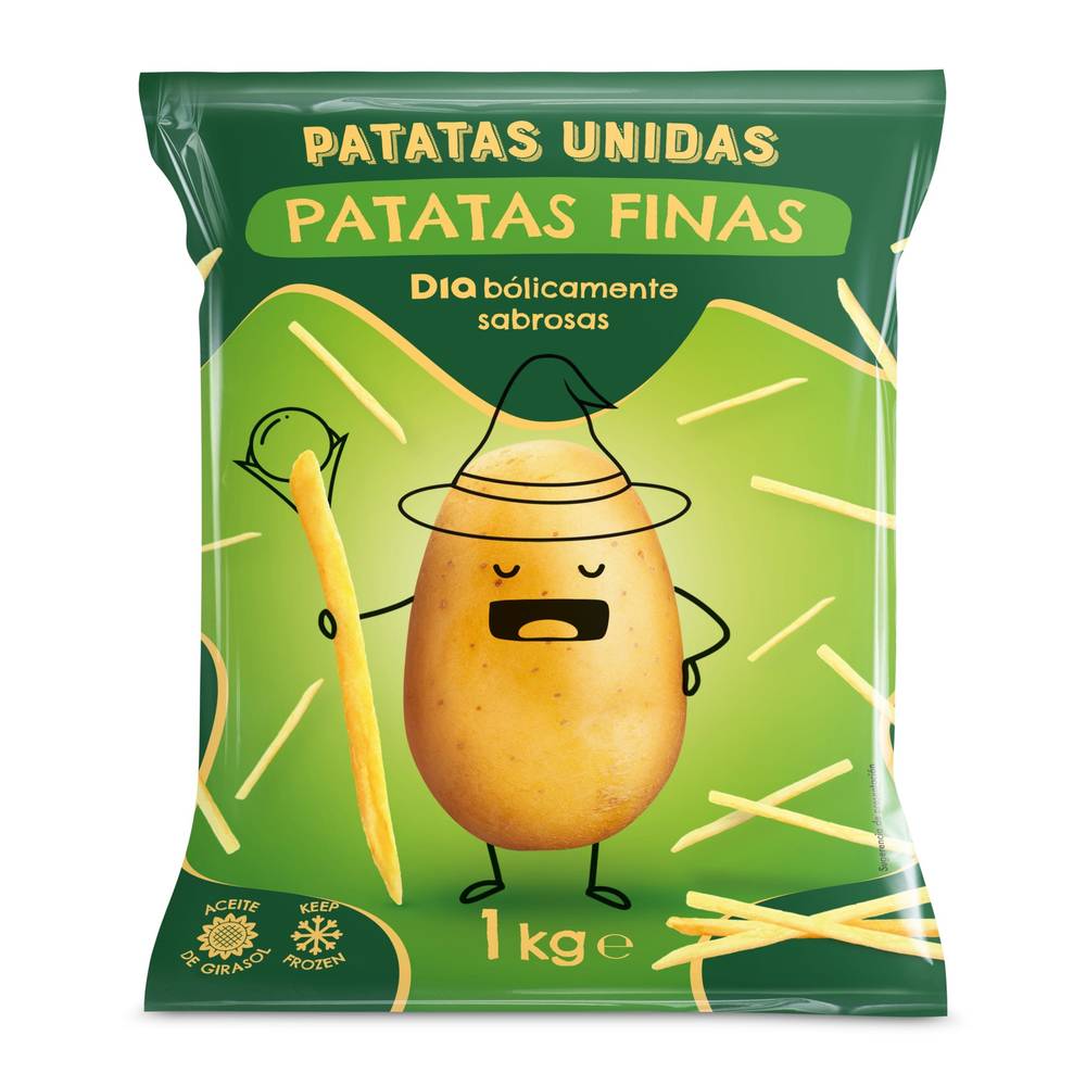 Patatas Finas Prefritas Patatas Unidas Dia Bolsa 1 Kg