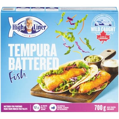 High liner filets de poisson en pâte à tempura - tempura batter fish fillets