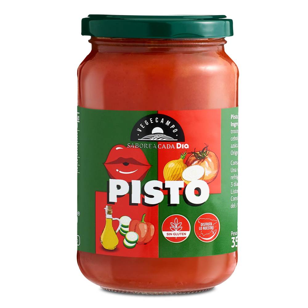 Pisto Con Aceite De Oliva Vegecampo De Dia Frasco 350 G