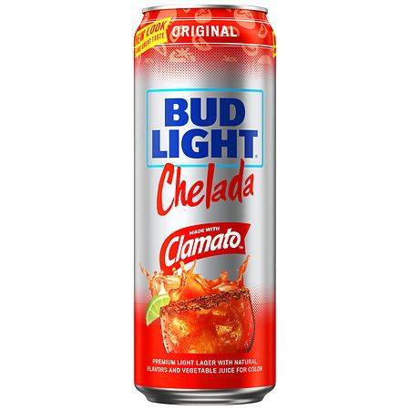 Bud Light Chelada Clamato Beer Chelada - 25.0 fl oz