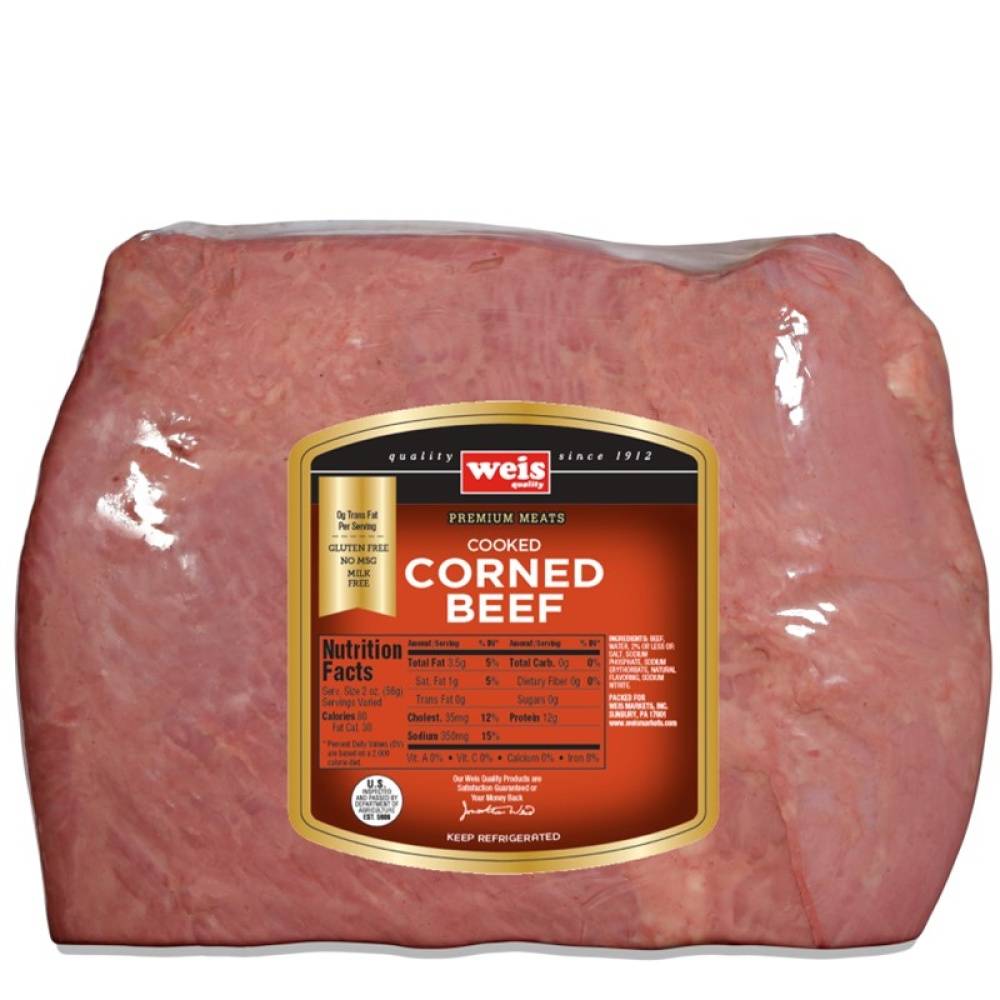 Weis Beef Prem Corned Beef